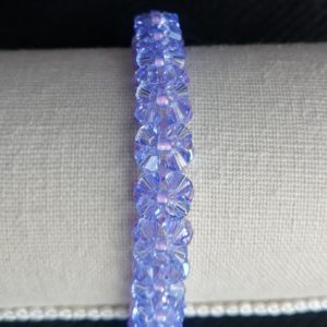 BRACELET FLEURS Q VIOLET