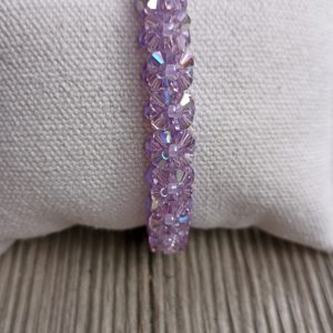 BRACELET FLEURS B VIOLET