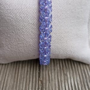 BRACELET FLEURS Q VIOLET