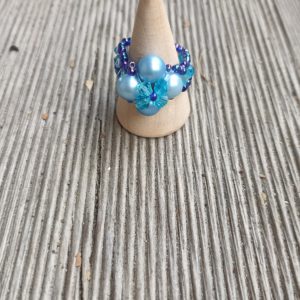 BAGUE DARLING BLEUE 1 TAILLE 60